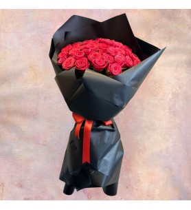 Bouquet of 41 Red Roses